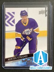 2020-21 UD Extended Series Young Guns Austin Strand #722